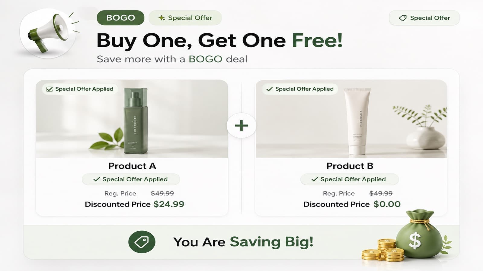 CartGift: BOGO discounts