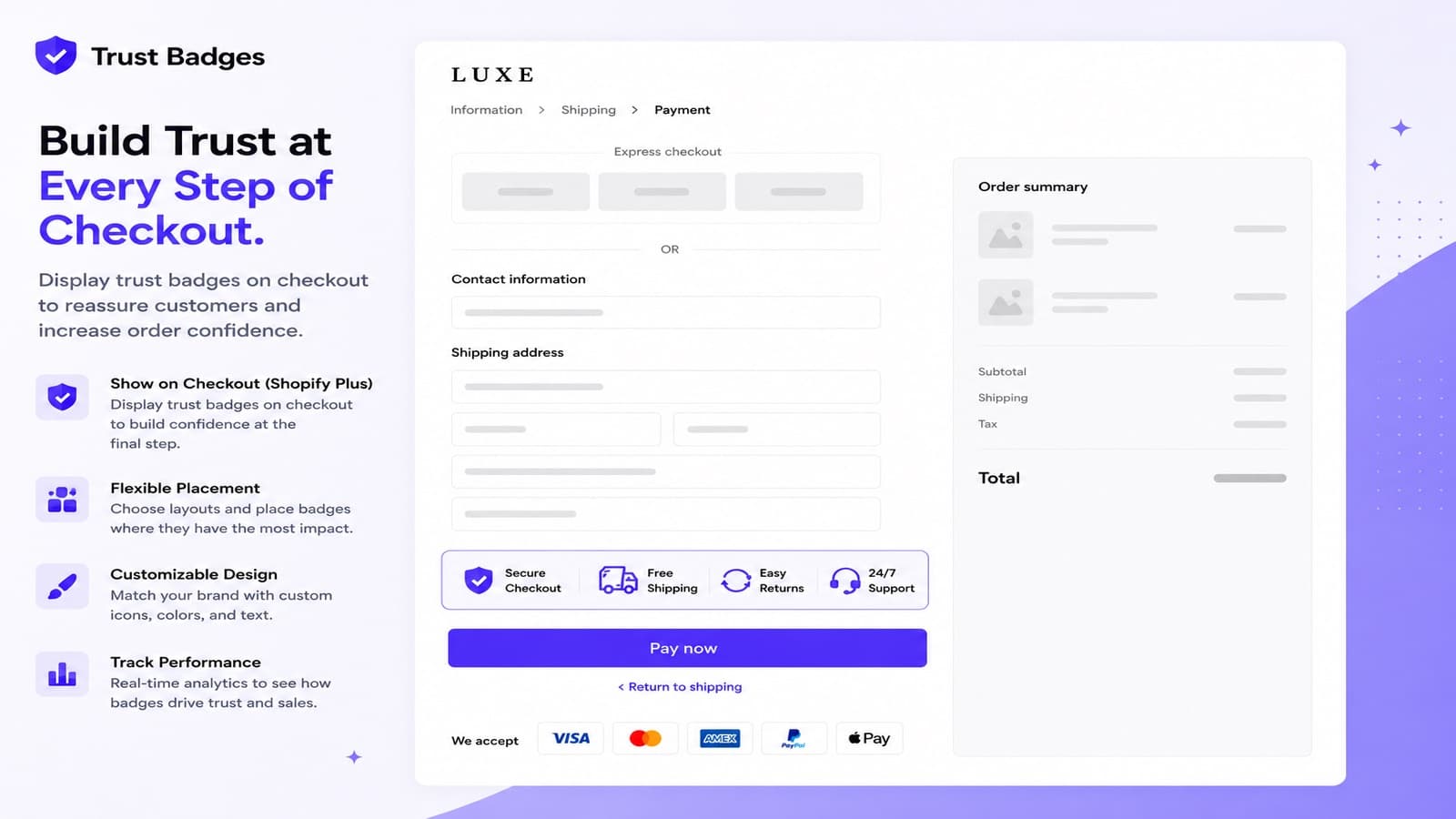 Trustify: Trust at checkout