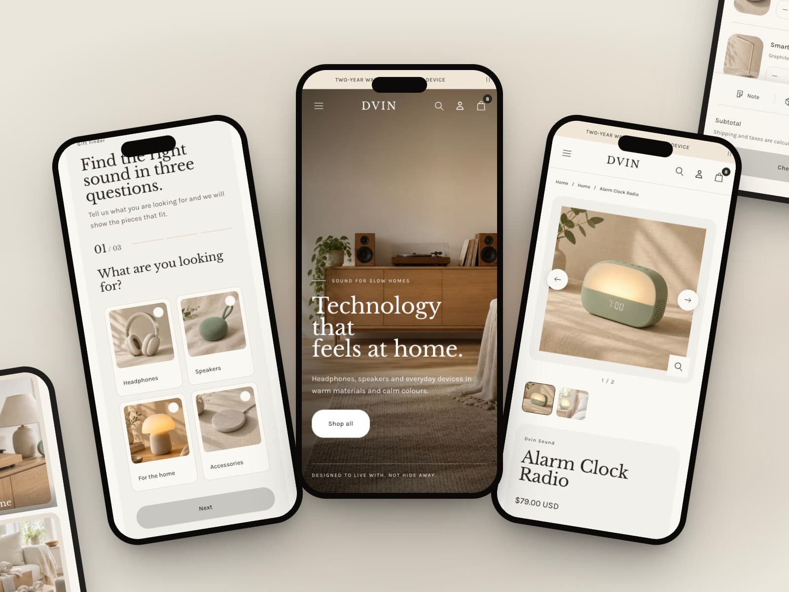 Dvin preset: Calm on every screen